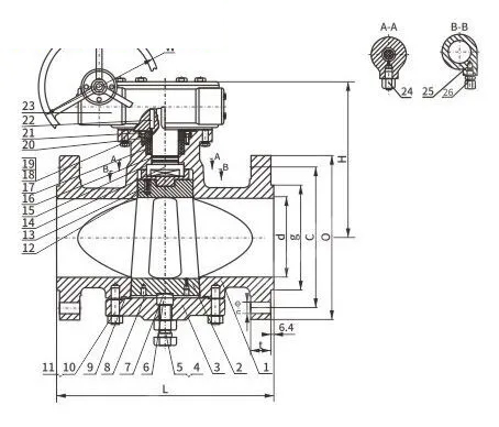 ASTM A216 WCC Lubricated Plug Valve, API 6D, 8 IN, CL300, RF