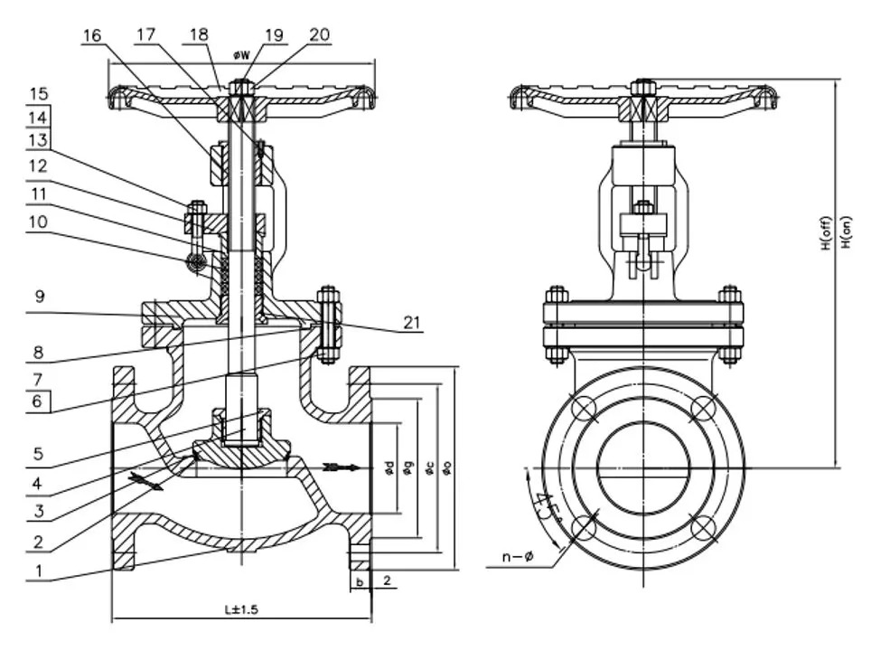 Carbon Steel Globe Valves, BS 1873, A216 WCB, 3 Inch, CL150