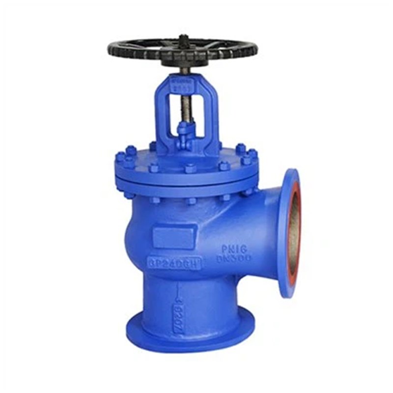 Angle Bellows Sealed Globe Valve, DIN 3356, GS-C25, DN300, PN16