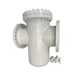 ASME B16.34 Basket Strainer, ASTM A216 WCB, 20 IN, CL300