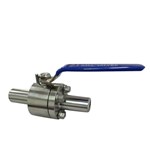 ASTM A182 F304 Ball Valve, ASME B16.34, DN25, PN420, 3PC, BW