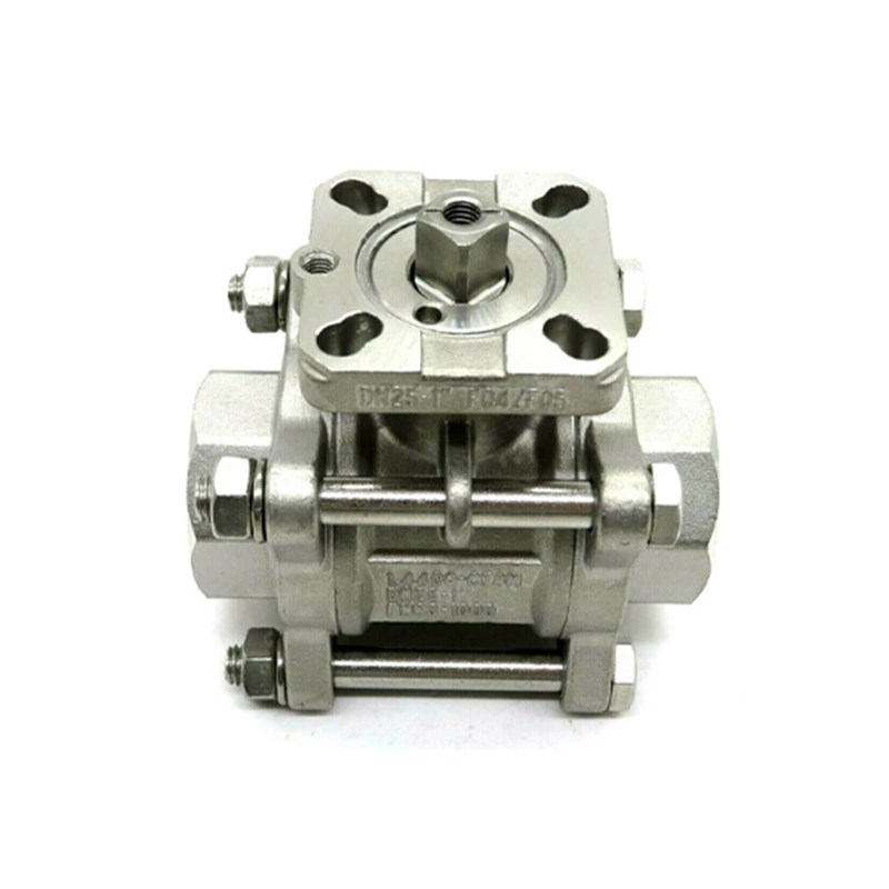 ASTM A182 F316L Ball Valves, ASME B16.34, 3 PCS, DN25, PN100