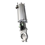 ASTM A351 CF8 Knife Gate Valve, DN200, PN10, 8 IN, Pneumatic