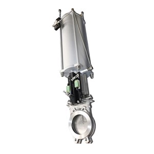 ASTM A351 CF8 Knife Gate Valve, DN200, PN10, 8 IN, Pneumatic