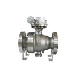 ASTM A351 CF8 Trunnion Ball Valve, API 6D, 6 IN, CL600, RF