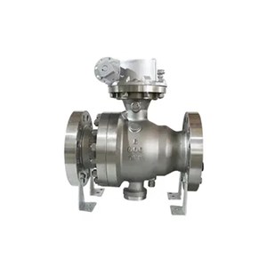 ASTM A351 CF8 Trunnion Ball Valve, API 6D, 6 IN, CL600, RF