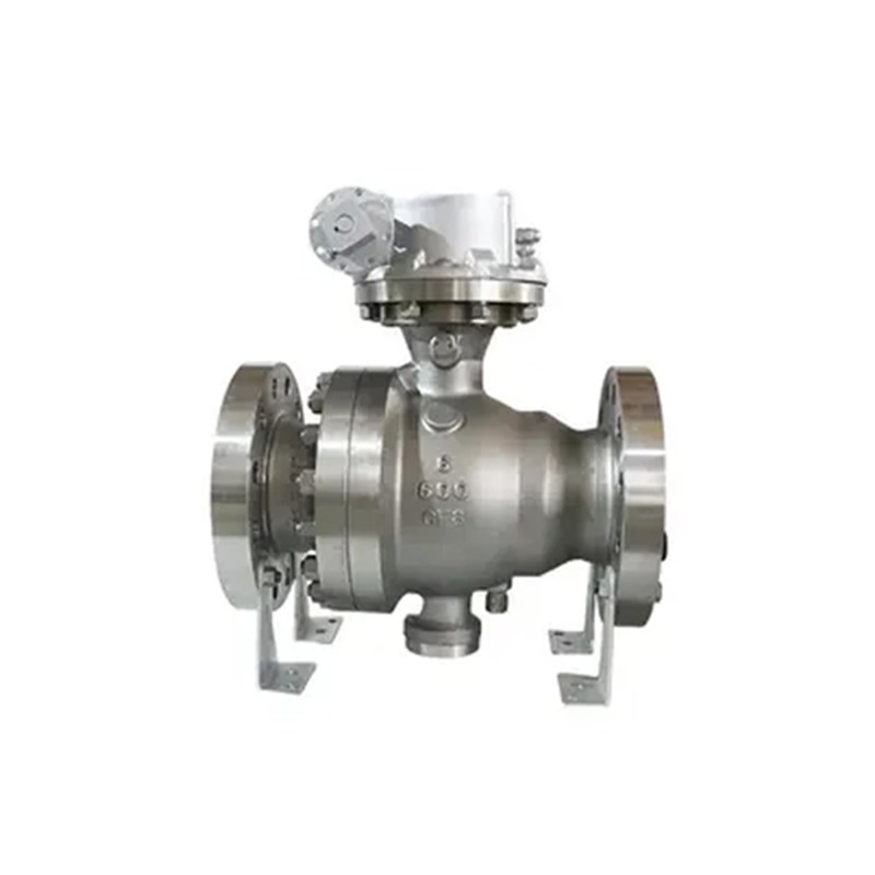 ASTM A351 CF8 Trunnion Ball Valve, API 6D, 6 IN, CL600, RF
