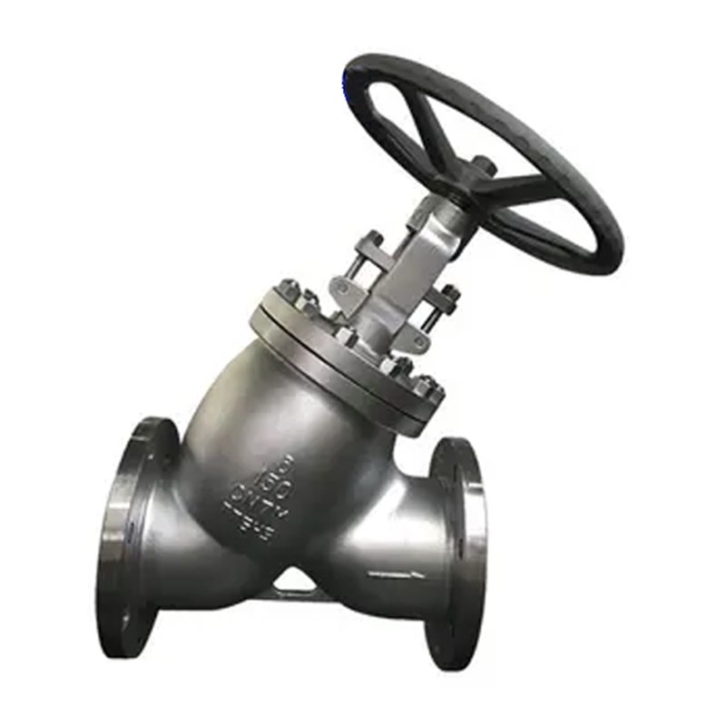 ASTM A351 CN7M Y Globe Valve, BS 1873, 6 Inch, CL150 LB, RF