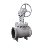 Bevel Gear Globe Valve, BS 1873, ASTM A216 WCB, 6 IN, 150 LB