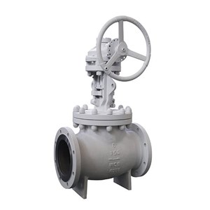 Bevel Gear Globe Valve, BS 1873, ASTM A216 WCB, 6 IN, 150 LB
