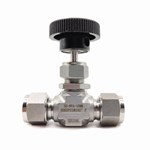Card Sleeve Needle Valve, 3000 PSI, SS 316, NPT Threaded