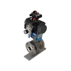 Customizable Pneumatic Flange Ball Valve with Limit Switch & Actuator