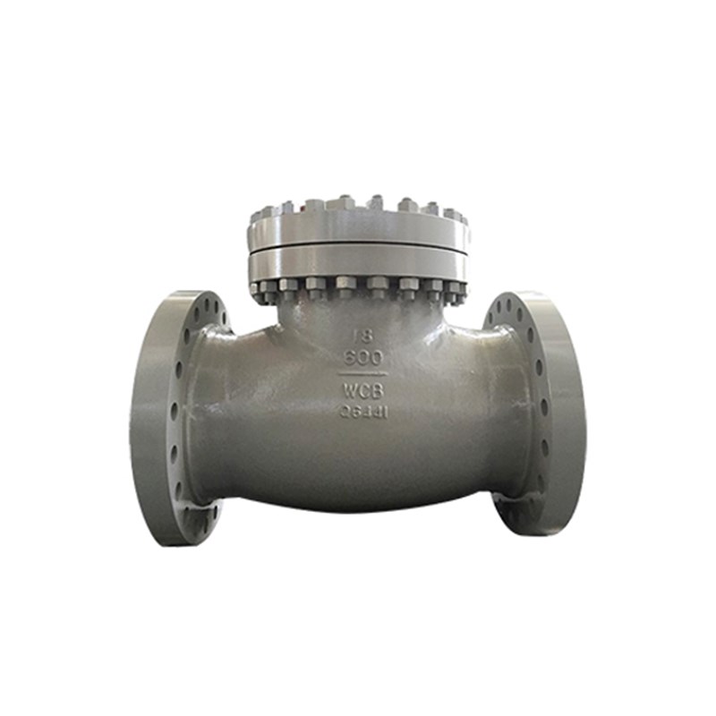 DIN 3356 Swing Check Valve, ASTM A216 WCB, 18 IN, CL600, RF
