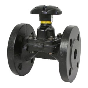 Ductile Iron GGG40 Diaphragm Valve, BS 5156, DN40, PN10, RF