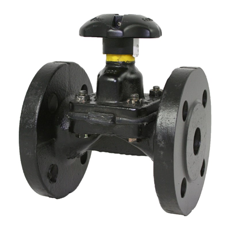 Ductile Iron GGG40 Diaphragm Valve, BS 5156, DN40, PN10, RF