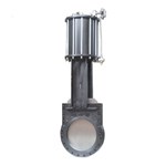 Ductile Iron GGG40 Knife Gate Valve, 20 IN, CL150, Pneumatic