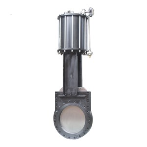 Ductile Iron GGG40 Knife Gate Valve, 20 IN, CL150, Pneumatic