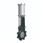 Ductile Iron GGG40 Knife Gate Valves, DN300, PN10, Pneumatic