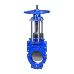 Ductile Iron Knife Gate Valve, GGG40, DN100, PN10, FBE Coated