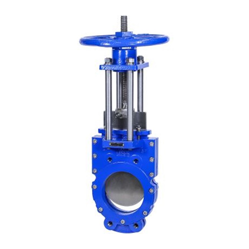 Ductile Iron Knife Gate Valve, GGG40, DN100, PN10, FBE Coated