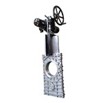 Electric Actuated Knife Gate Valve, A351 CF8, 16 IN, CL150