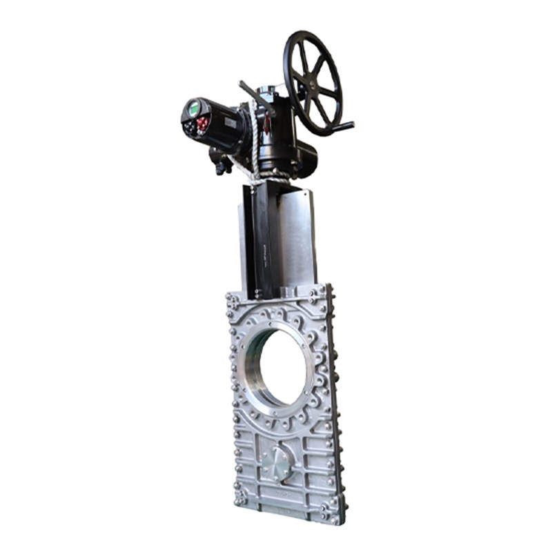 Electric Actuated Knife Gate Valve, A351 CF8, 16 IN, CL150