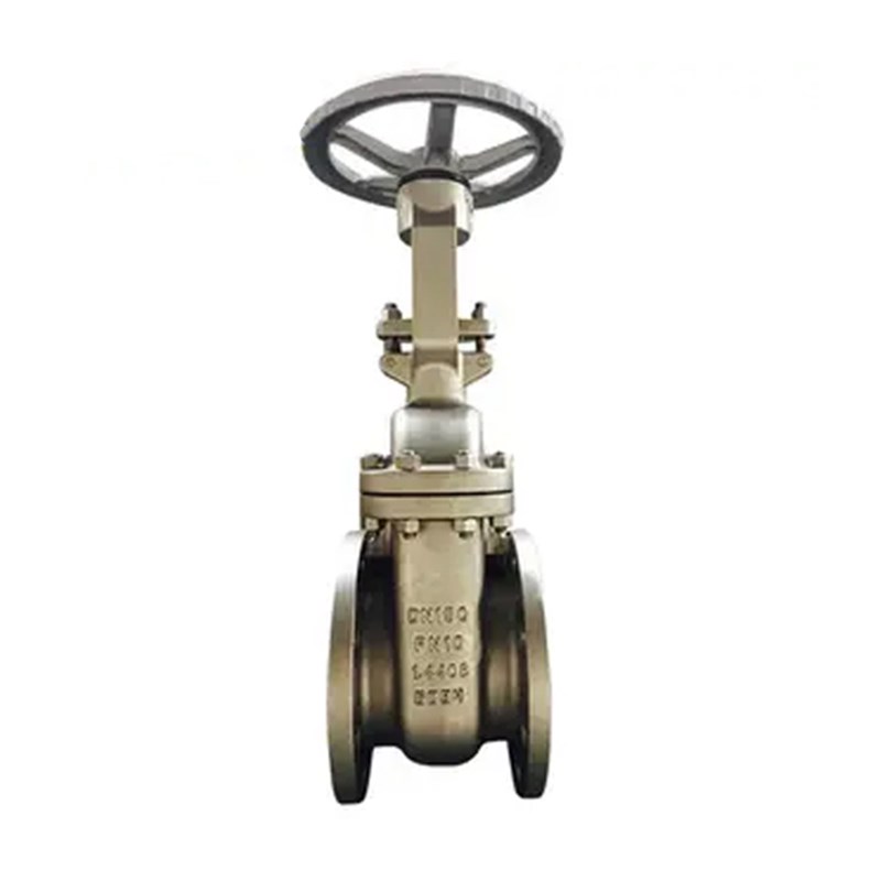 EN 1.4408 Gate Valve, DIN 3352 F4, DN100, PN10, Rising Stem