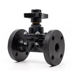 EPDM Lined Diaphragm Valve, BS 5156, GGG40, 1-1/2 IN, 150 LB