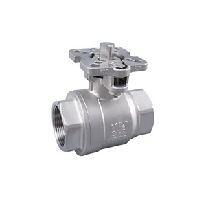 High Platform Ball Valve, ASTM A351 CF8, 11/2 IN, 1000 PSI
