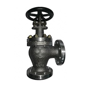 JIS SC480 Angle Globe Valve, JIS F7475, 32A, 30K, 1-1/4 Inch