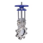 Lugged Knife Gate Valve, A351 CF8M, DN100, PN10, Rising Stem