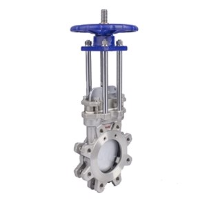 Lugged Knife Gate Valve, A351 CF8M, DN100, PN10, Rising Stem
