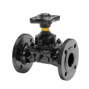 MSS SP-88 Diaphragm Valve, Ductile Iron GGG40, DN32, PN16, RF