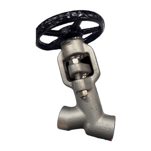 One Piece Y Globe Valve, A182 F22, 3/4 IN, 2680 LB, BW, PSB