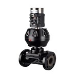 Pneumatic Diaphragm Valves, BS 5156, GGG40, DN50, EPDM Lined
