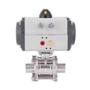 Sanitary Air Ball Valve Actuator Pneumatic Control Motorized Valves