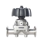 Sanitary Diaphragm Valve, AISI 316L, EN 1.4404, DN25, PN10