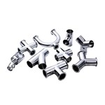 Sanitary Pipe Fittings, SS 304/304L/316/316L, DN10-DN150