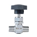 SS 304 Needle Valve, Custom Sizes, 3000 PSI, NPT Threaded