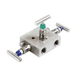 SS 316 Manifold Valve, 3 Way, 1/2 Inch, 6000 PSI, FNPT End
