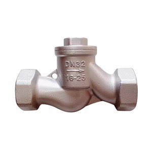 Stainless Steel Lift Check Valve, A351 CF8, DN32, PN16-25, BSPT