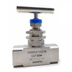Stainless Steel Needle Valve, SS 316, 6000PSI, FNPT