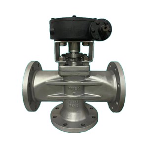 Three Way Sleeved Plug Valve, API 6D, EN 1.4408, DN150, PN16