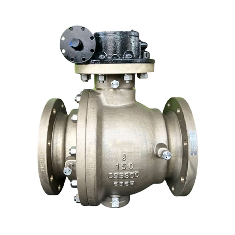 Aluminum Bronze Floating Ball Valve, C95800, 8 Inch, CL150, RF